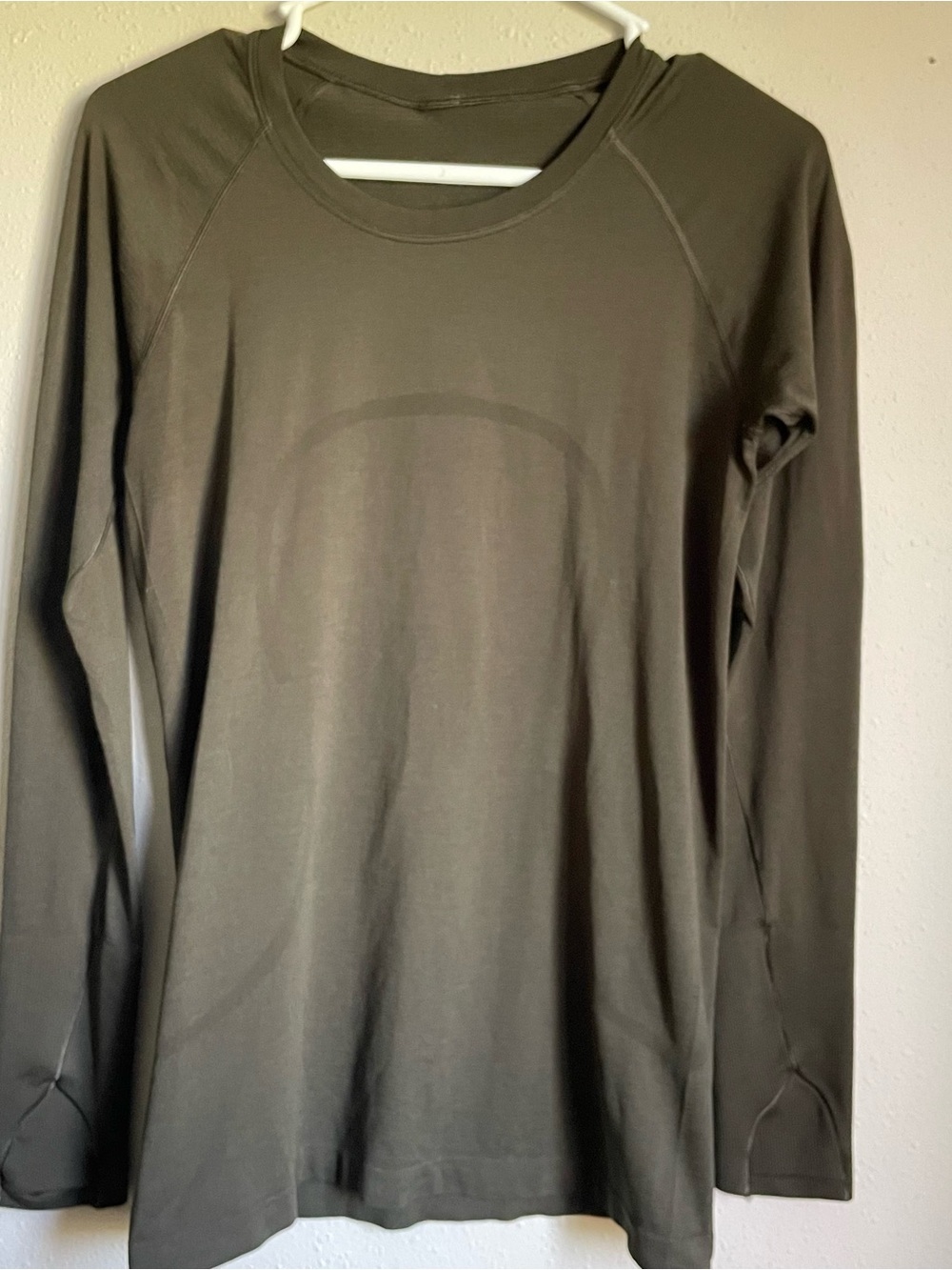Womens lululemon Swiftly Tech Olive Green Long-Sleeve Tee